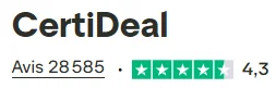 Avis trustpilot Certideal