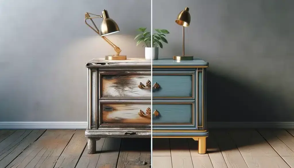 Meuble avant apres DIY