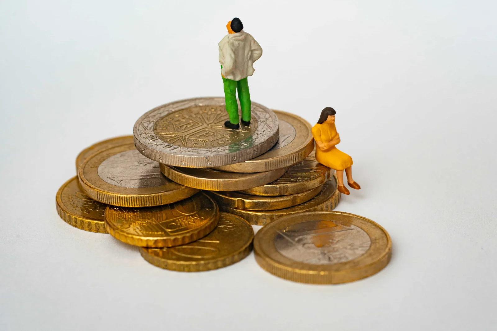 homme sur monnaie pour assurance