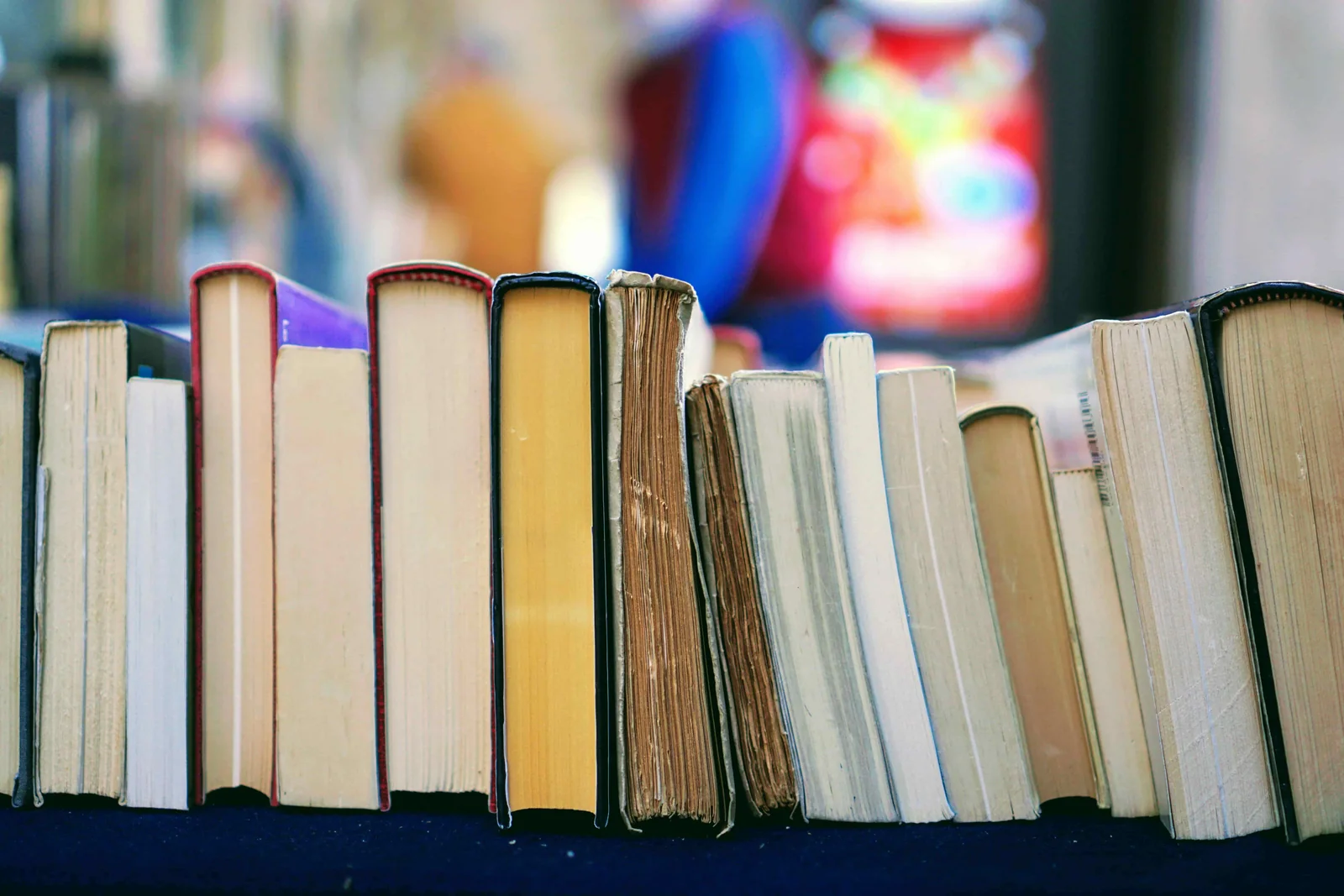 rangée de livres