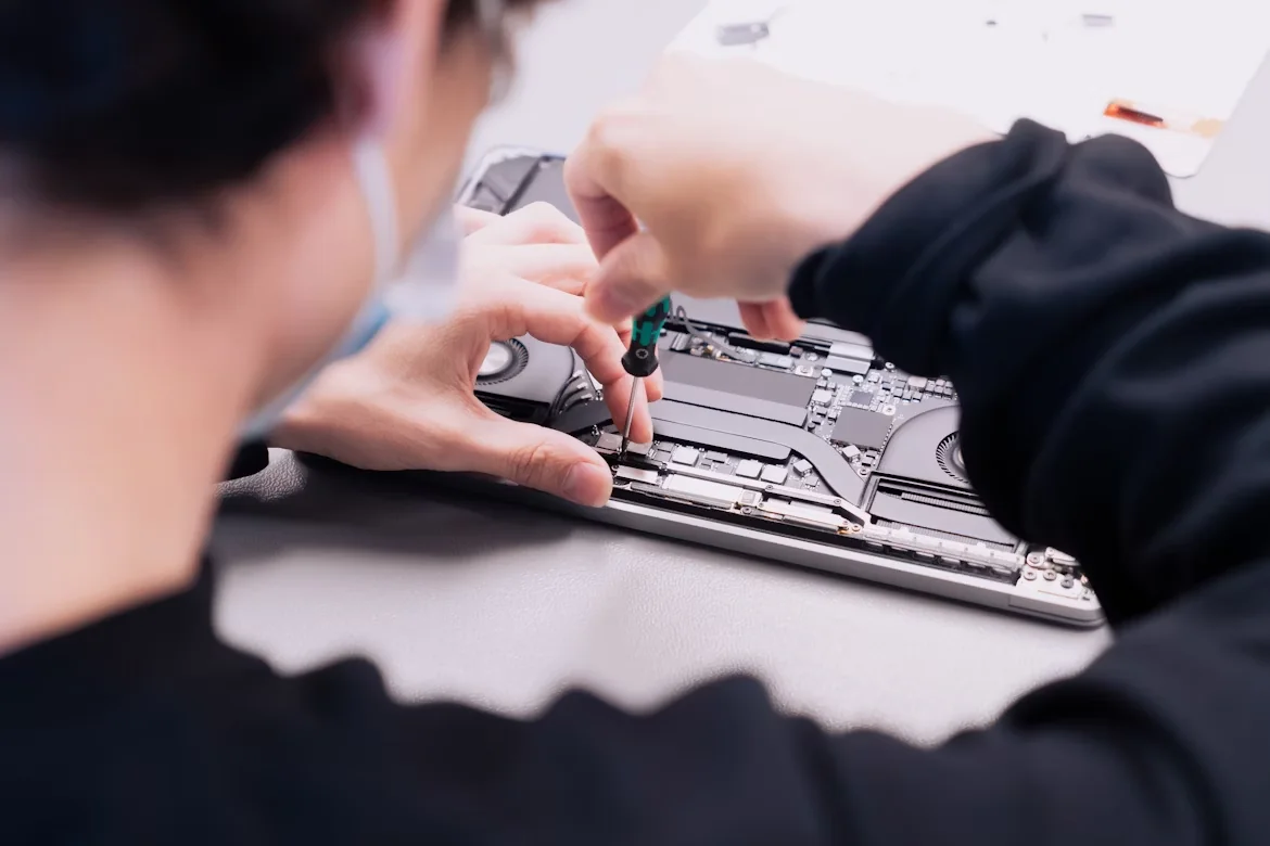 Reconditionnement d'un ordinateur par un professionnel