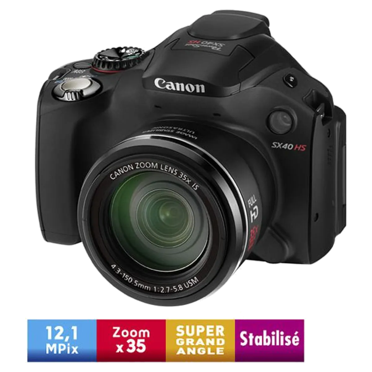 Canon PowerShot SX40 HS reconditionné | Comparez toutes les offres